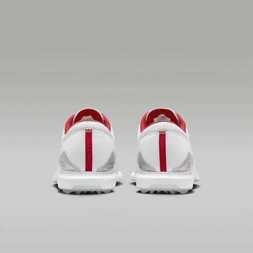 Image of Jordan ADG 5 Golf Shoes (Wide) (FQ7874-100, White /Emerald Rise /Grape Ice)
