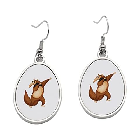 SpreadPassion Mr Anteater Earring, Dangle Earrings for Woman, Valentine Birthday Party Gift Cover