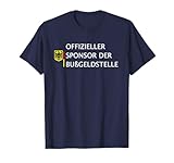 Cooles offizieller sponsor der bußgeldstelle für damen und herren die arbeiten im bus geldstelle.
