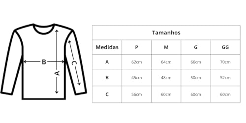 Kit 5 Camiseta Camisa Térmica Masculina Proteção Solar Uv 50+ Manga Longa Dry Fit (BR, Alfa, GG, Reg