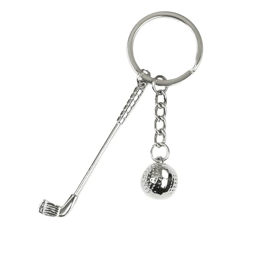 REITINGE Accesorio para entusiastas del tenis, diseño de raqueta de metal, textura de aleación, llavero con colgante para fanáticos del deporte, a, Talla única