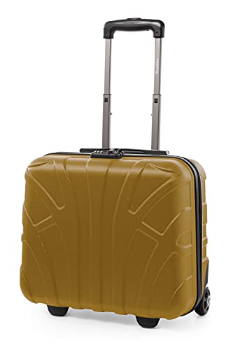 Suitline - Maleta Piloto, Equipaje De Mano, Business Trolley, Rígida, Tsa, Abs, 2 Ruedas, Oro De Otoño Suitline - Maleta Piloto, Equipaje De Mano, Business Trolley, Rígida, Tsa, Abs, 2 Ruedas, Oro De Otoño