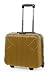 Produktbild suitline - Pilotentrolley Hartschale, Business Trolley, Kabinengepäck, Handgepäck Trolley, Pilotenkoffer, Bordcase, Bordgepäck, TSA, ABS, 2 Rollen, Herbstgold