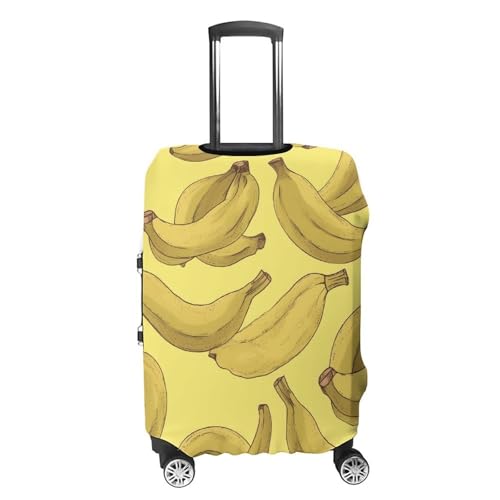 Banana Pattern Luggage Cover, Washable Elastic Suitcase Cover Protector Fit 18-32 Inch Luggage4