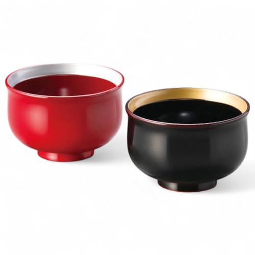 J-kitchens 2客セット 漆器 お椀 手塗り うるし PID-529234 日本製