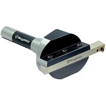 3 بوصة II 75 mm قطر الرأس يطير القاطع لآلة الطحن والمخرطة مع كربيد قابل للاستبدال إدراج أداة قابلة للفهرسة R8 عرقوب 7/16 بوصة قضيب الجر