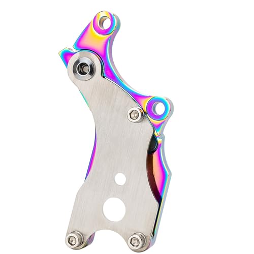 スイムリー Adaptador de freno de bicicleta de montaña, adaptador fijo de aleación de aluminio resistente, accesorios de bicicleta, duraderos