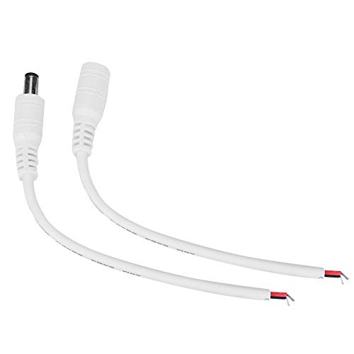 Câble de connecteur jack 5,5 x 2,1 mm CC avec connecteurs d'alimentation femelles
