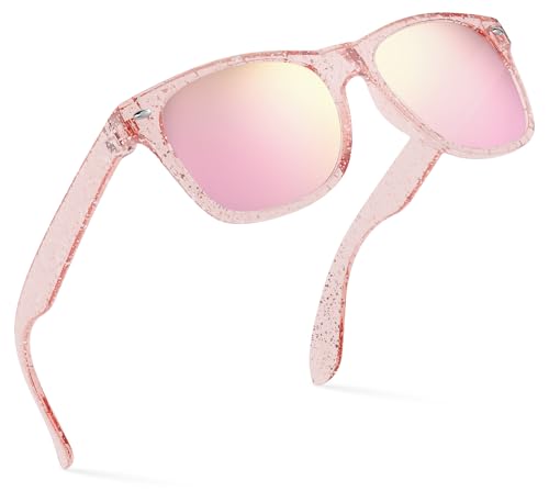 Retro Rewind Kids Sunglasses for Boys Girls Age 3-12 - Shatterproof UV400 Toddler Children Sun Glasses