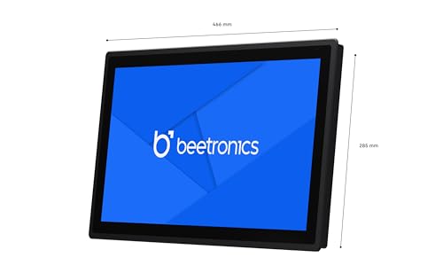 Image of Beetronics 19 Inch High Brightness Touchscreen Monitor | Full HD 1080p | IP66 Waterproof & Dustproof | Industrial Sunlight Readable Outdoor Display for PC, Mac, Linux | 19HB9M /U1