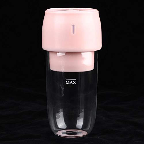 Espremedor portátil à prova d'água USB, espremedor elétrico, escritório para casa(Pink)