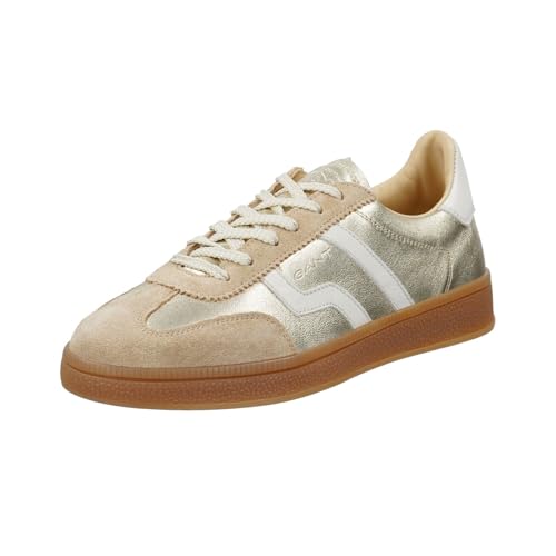 GANT FOOTWEAR Damen CUZIMA Sneaker, Gold, 39 EU