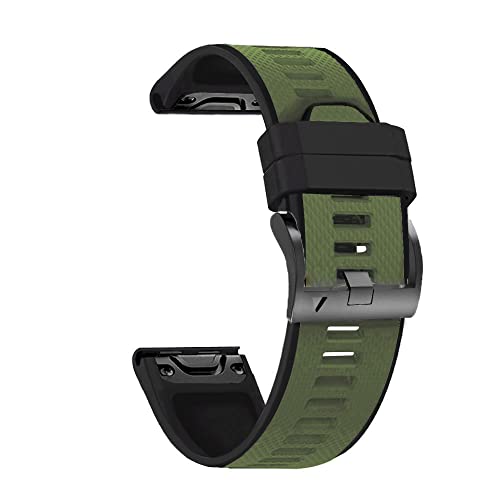 Bracelet silicone Garmin Fenix 6 Pro 22mm montre Forerunner 945 agate