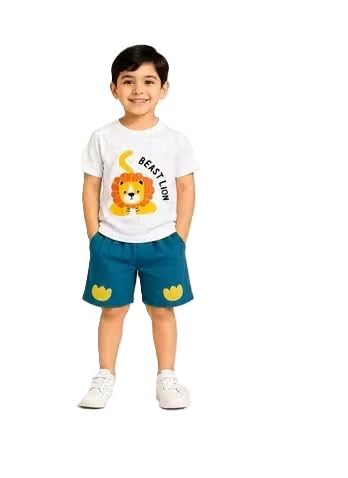 Image of Summer season and all seasons Cotton blend dress for baby boys (0 to 2Years) Baba suit|Boys shirt pant set|
