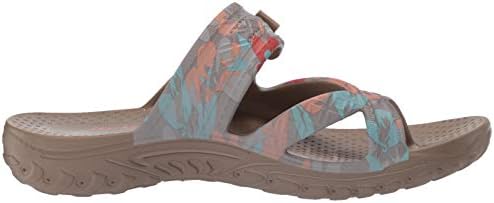 Skechers Women's Foamies Reggae - Rainforest Slide Sandal, Taupe, 11 | Image 5