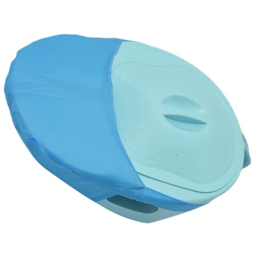 Gatuida Pflegebettpfanne Kunststoff Mit Deckel Und Bezug Stabile Bruchsichere Urinal-bettpfanne Für Ältere Senioren Bettlägerige Patienten Und Frauen Leicht Kompakt Tragbar Für Zuhause Und