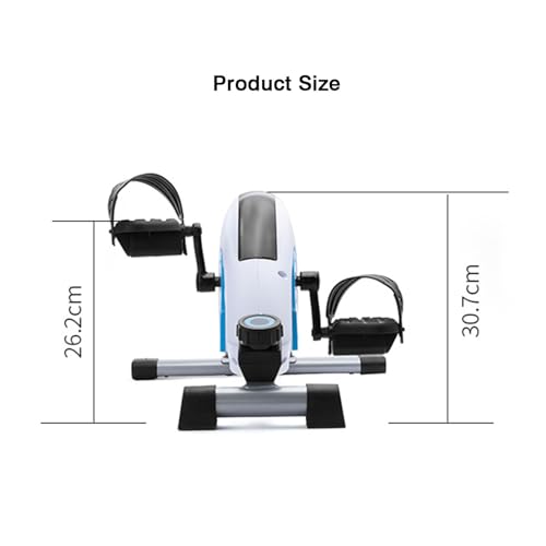 Mini bicicleta pedal para ejercicio con pantalla LCD y resistencia ajustable miniatura 3