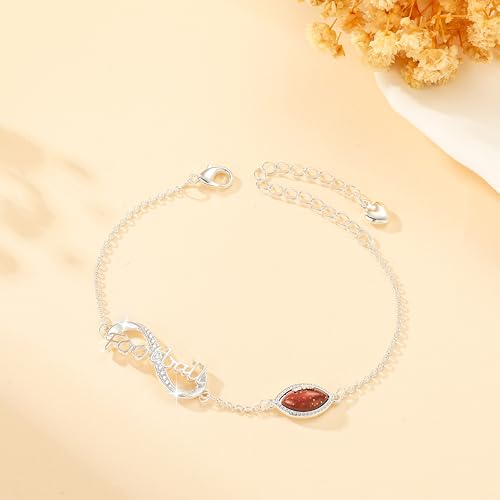 Image of Softball /Volleyball /Soccer /Basketball Bracelet for Girls Teen Women,14K Gold Plated Infinity Charm Link Bracelet Sports Accessories Jewelry Gifts for Lovers Players Team Coach