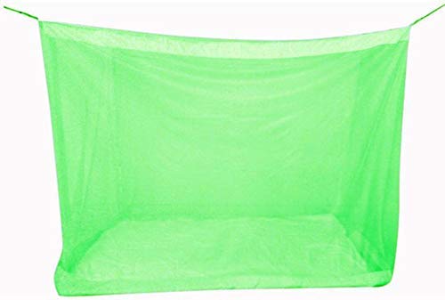 Image of Mosquito Net Green Color Mosquito Net for Single Bed, 4.5x6 Insect Protection Net