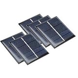 ambert| 6V 70mA Mini Solar Panel Square Shape (70x70x3 mm) 5-Pieces Combo Pack