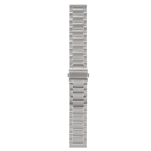 Shangshi 22mm 23mm Titanium Band，Titanium Solid Watch Band for Mens Women (22mm silver)