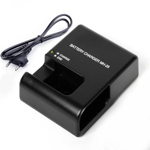 KWTOUL MH-25 Cargador de batería para EN-EL15 EN-EL15a Batería Compatible con Nikon D500 D600 D610 D750 D780 D800 D800E D810 D810A D850 D7000 D7100 D7200 D7500 Coolpix Z5 Z6 Z6 1 II Z1 V1II V