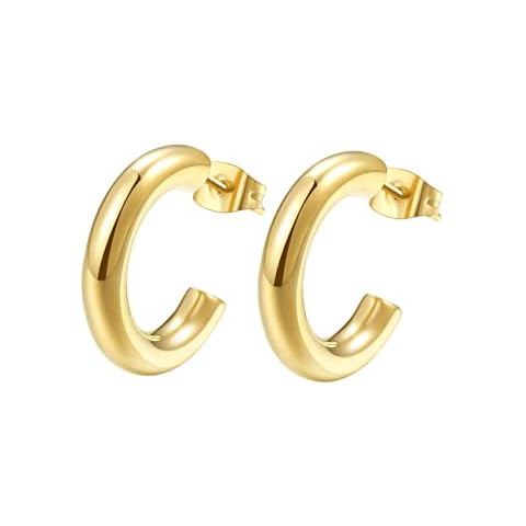 Boucles d'oreilles créoles or Happiness Boutique Cover