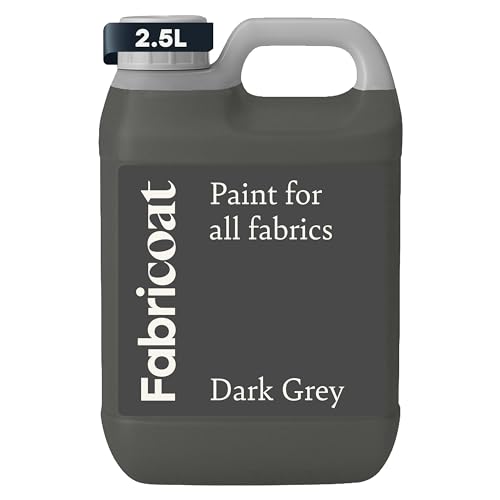 Image of Fabricoat Fabric Paint & Upholstery Dye, Grey, Flexible Finish