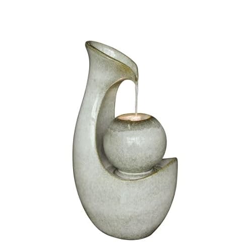 Aqua Creations Malaga Ceramic Fountain Contemporary Mains Power Water Feature