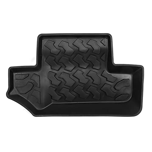 Mats de piso trasero de goma para JK 2 puertas 2007-2017 alfombrillas 4