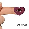 Graphics & More Claflin University Primary Logo Heart Shaped Planner Calendar Scrapbook Craft Stickers #3