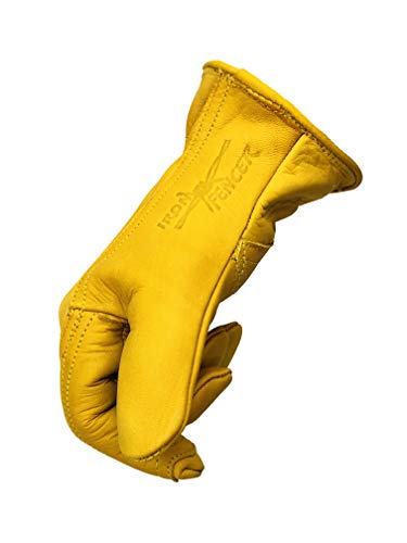 Golden Stag Driver Gloves Cowhide X-Large Rolled Gold