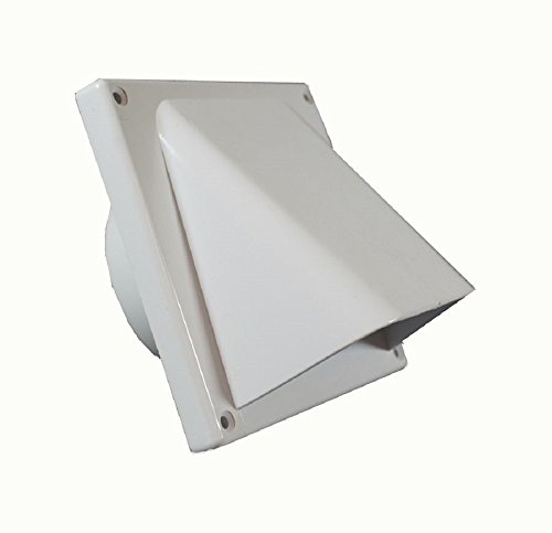 Preisvergleich Produktbild Ablufthaube Kunststoff weiß DN 100 mit innenliegender Rückstauklappe