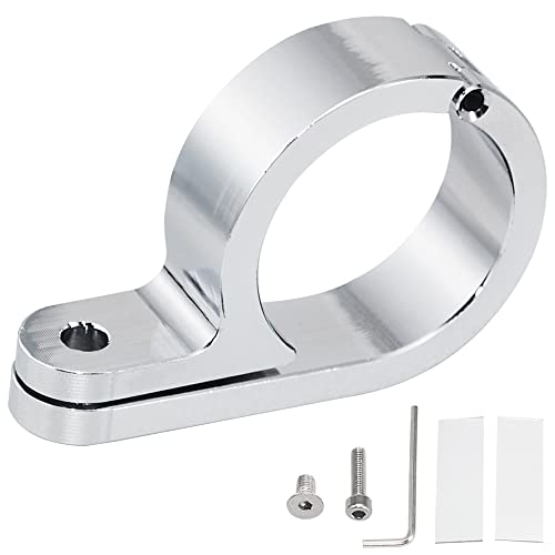 Image of 1.25 inchMount Clamp & 32mm Handlebar Clock Gauge Mount Clamp for Touring | 1.25in & 32mm Highway Bar Bracket for Clock Temp Gauge fits for Road Glide Road King Dyna Sportster Softail etc.
