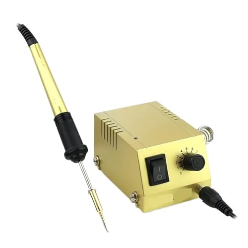 はんだごて セット SMD、SMT、DIPはんだ付け作業用のはんだ付けステーション。長寿命のヒーター DIYや修理に多目的に使える(Yellow)