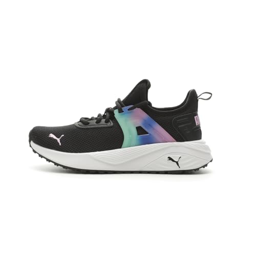 Image of Puma Unisex-Child, Pacer 23, Puma Black-Royal Sapphire-Mint-Lilac Chiffon, Big Kid 6