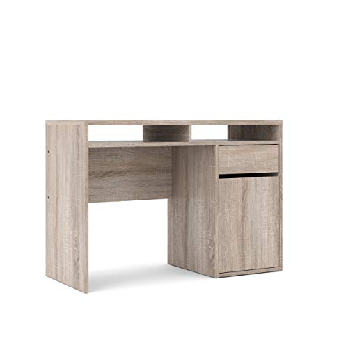 Tvilum Willis Drawer, 1 Door Desk, Truffle