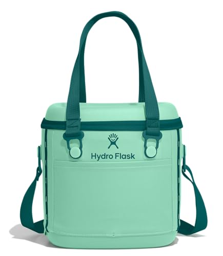 Image of Hydro Flask Carryout Cooler - Insulated Portable Soft Cooler - 10 L Capacity in Mermaid Green