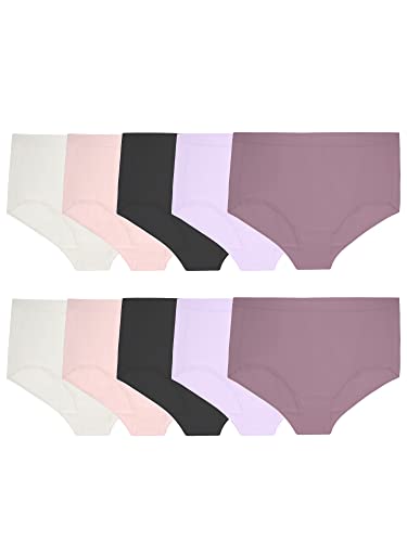 Image of Fruit of the Loom Women's Lightweight Microfiber Underwear, Smooth Under Clothes, Available in Plus Size