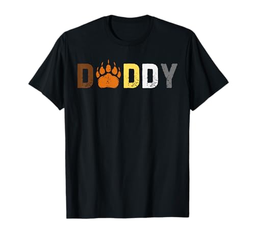 Gay Daddy Bären Pride Dezenter Retro Look T-Shirt