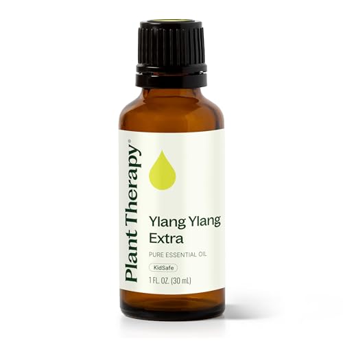 Plant Therapy Ylang Ylang Extra Essential Oil 30 mL (1 oz) 100% Pure, Undiluted, Therapeutic Grade
