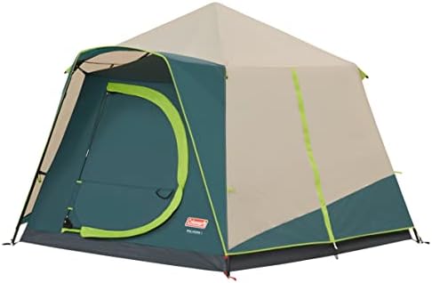 Coleman Polygon 5, Large 5-Person Tent with 360° View, 5 Man Family Tent, Sturdy Steel Pole Construction, Easy to Pitch, 100% Waterproof Camping Tent.