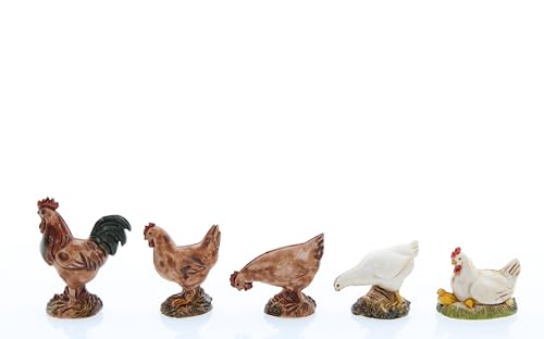 Miniatura 4 de Moranduzzo 12 Animales De Corral Para Belén De 10 Cm Escala 1:20 - Figuras De Belén Indestructibles - Pintura Acabada A Mano, Producto Oficial, Escultor M. Landi