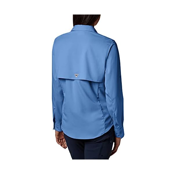 Columbia-Womens-PFG-Tamiami-II-UPF-40-Long-Sleeve-Fishing-Shirt Columbia Women's Tamiami II Long Sleeve Shirt, White Cap(blue), X-Large