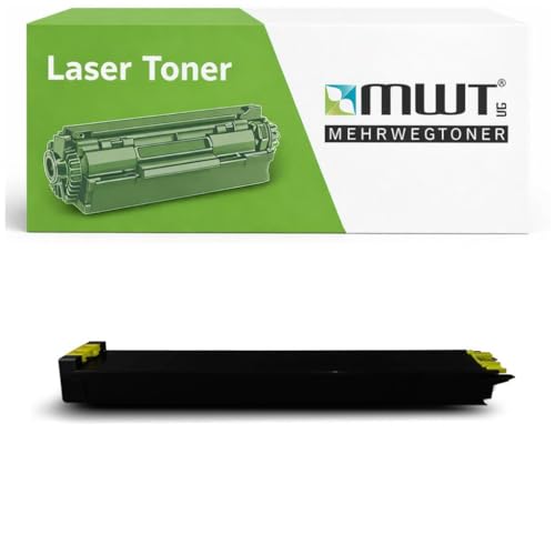 Toner compatible Sharp MX31GTYA jaune pour imprimantes MX3100 MX4100 MX5000