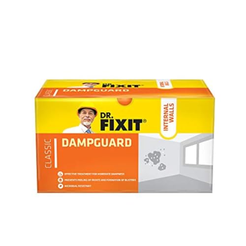 DR. FIXIT Dampguard Classic Damp-Proof, 1Kg, Coating For Internal Walls, Ceilings, RCC Water Tanks