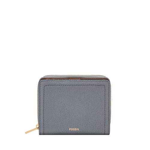 Image of Fossil Women's Logan RFID-Blocking Leather Mini Multifunction Bifold Wallet