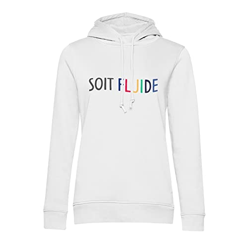 Sweat à capuche LGBTQ+ Pride gay lesbien et genre fluide de coupe confortable