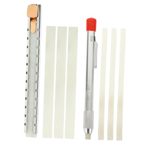 DOITOOL Soapstone Tools Kit Soapstone Pencil Holder Welding Chalk Markers Pencils