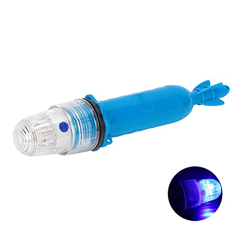 LED Beacon Lamp Intelligent Light Control IP65 Marine Night Fishing (B Dark Blue)
